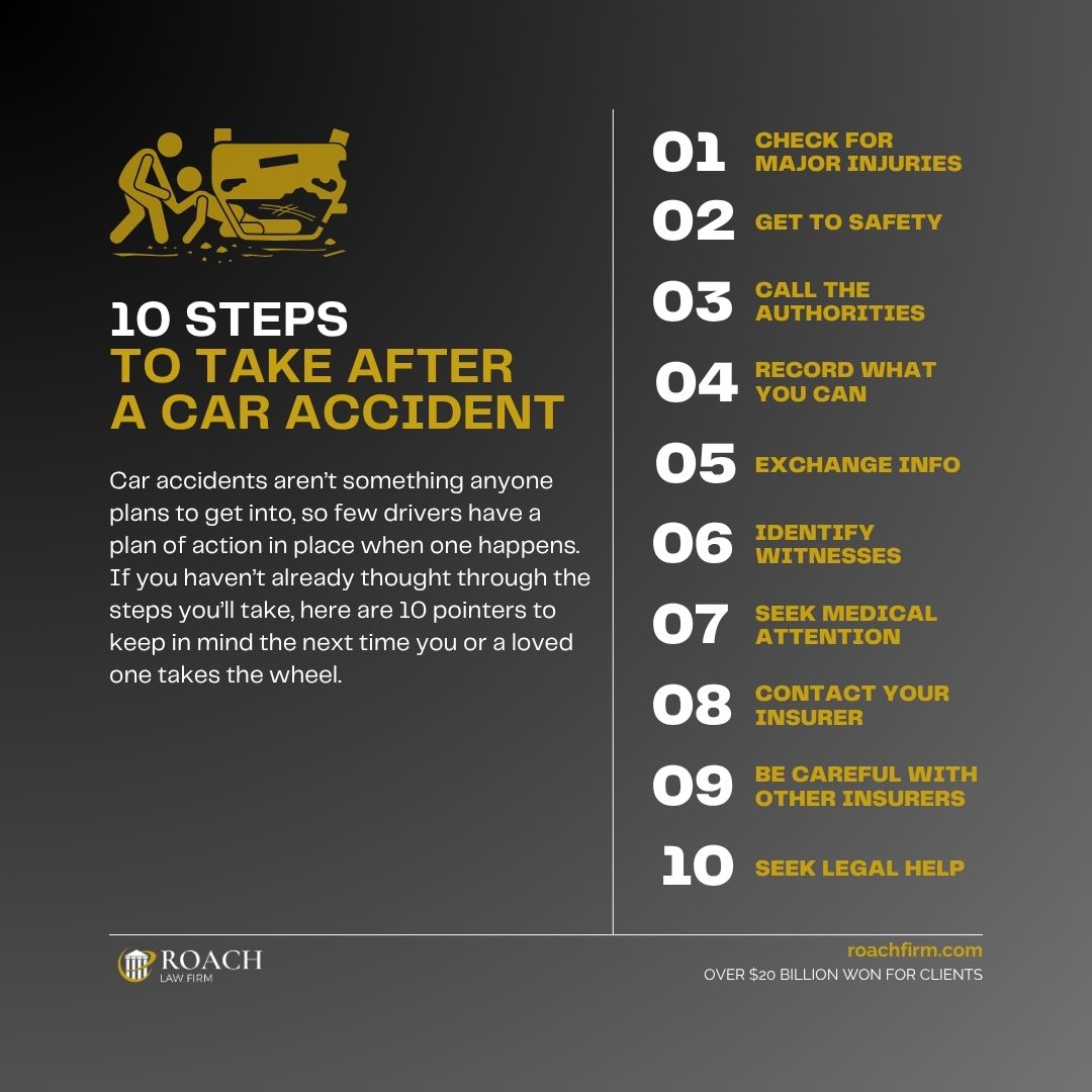 10 Steps to Take After a Car Accident